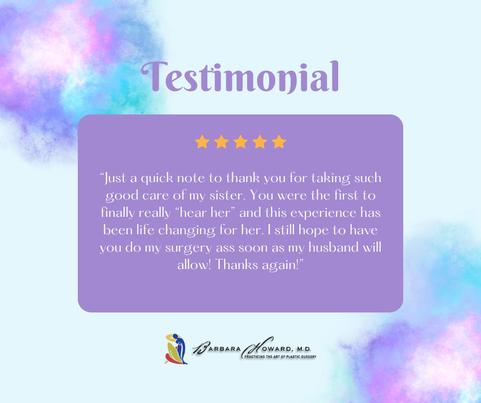 BarbaraHowardMd's tweet photo. We're incredibly grateful for the kind words and testimonials from our patients. Each review helps us improve and inspires others on their own journeys. 🙏 #ThanksToYou #InspiringJourneys https://t.co/gYXVURfpeN https://t.co/aeHQb1jJB7