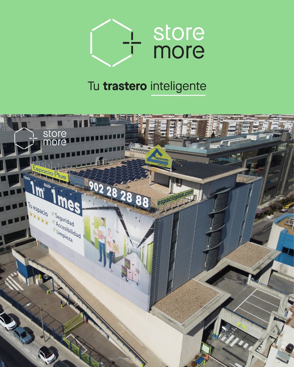 Storemore adquiere Espacio Plus y fortalece su expansión en Madrid, sumando centros en Chamartín, Hortaleza, Sanchinarro y Fuencarral. Más innovación y mejores experiencias para nuestros clientes.

@raftergroup
#Storemore #SelfStorage #EspacioPlus #Crecimiento
