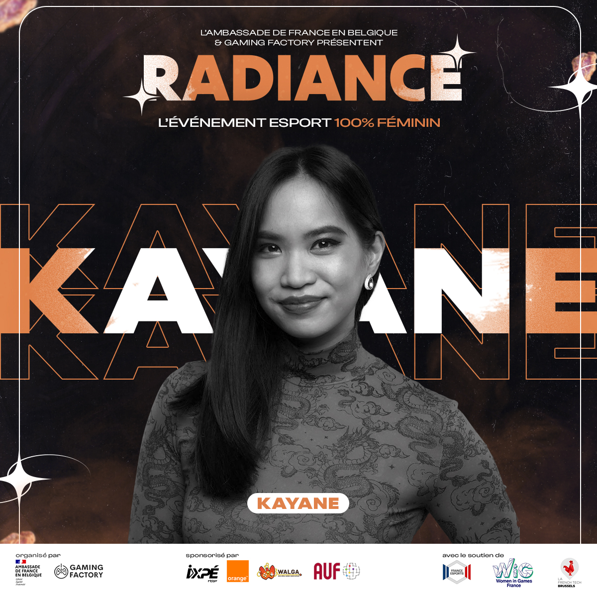 Si vous êtes sur Bruxelles ce samedi, vous pourrez me retrouver à l'événement Radiance, consacré à 100% à l'eSport féminin !

Au programme :
- Une tribune sur mon parcours à 10h45
- Une table ronde à 12h avec pour thème "Changer les règles du jeu : Faire évoluer l'esport de