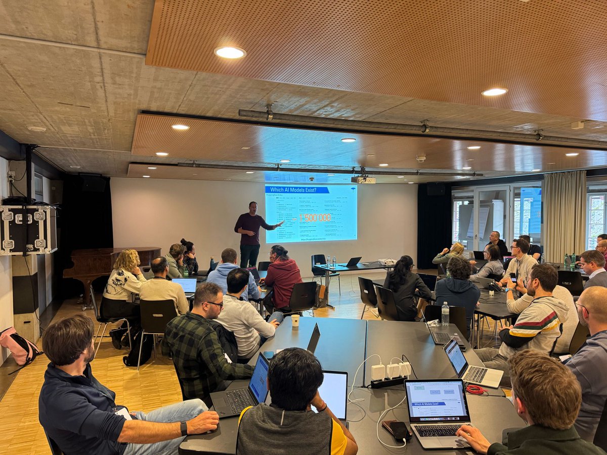 🚀 Mind-blowing workshop on "Streamlining DevSecOps with Purposeful AI Integration" by Marc Herren! Built interactive assistants &amp; pipeline automation and loved the structured prompting techniques for consistent outputs! Thanks for sharing your expertise! 🤖 #dodzh #DevOpsDaysZH