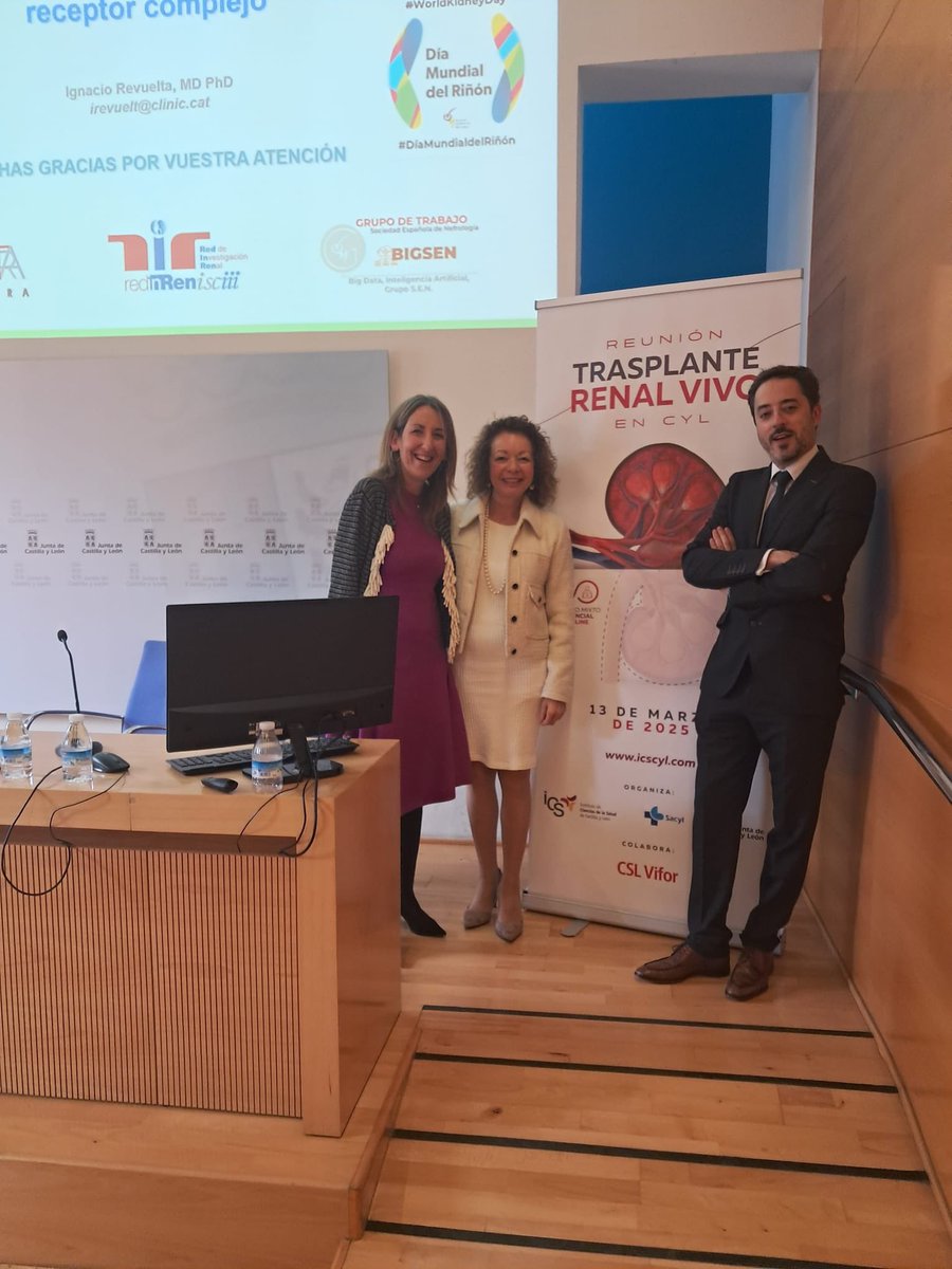 ¡No hay mejor forma de celebrar el día del riñón que hablando de TRASPLANTE RENAL DE DONANTE VIVO! Éxito de las jornadas organizadas por la coordinación autonómica de trasplante, con ponentes de elevado nivel científico