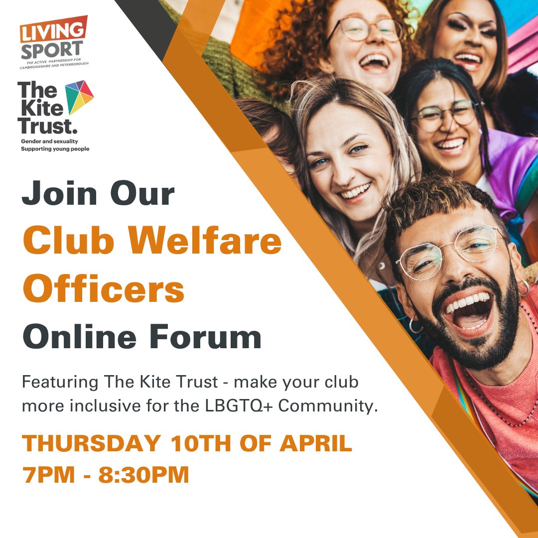 Living Sport (@living_sport) on Twitter photo Join us at our next FREE ONLINE Club Welfare Officer Forum with <a href="/TheKiteTrust/">The Kite Trust</a> on making your club more inclusive for LGBTQ+
๐๏ธ 10th April 2025
โฐ 7:00PM - 8:30PM
Secure your space here ๐ loom.ly/Vc9W4Rs
#ClubWelfare #Safeguarding #SportsCommunity #LGBTQ Join us at our next FREE ONLINE Club Welfare Officer Forum with <a href="/TheKiteTrust/">The Kite Trust</a> on making your club more inclusive for LGBTQ+
๐๏ธ 10th April 2025
โฐ 7:00PM - 8:30PM
Secure your space here ๐ loom.ly/Vc9W4Rs
#ClubWelfare #Safeguarding #SportsCommunity #LGBTQ