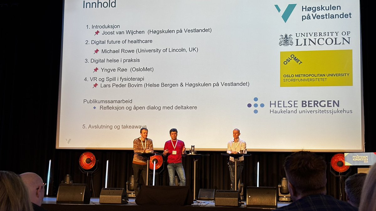 Great session about digital advancements in physiotherapy <a href="/norskfysio/">Norsk Fysioterapeutforbund</a> congres 2025… 

Although I’m not able to understand everything… #globalPT