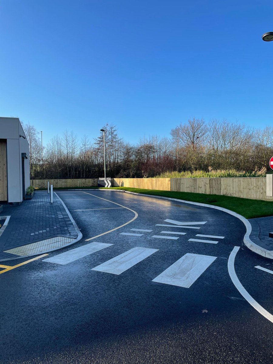 We deliver projects for commercial clients, making their retail environments easy to navigate 🛣

Back in 2020, we constructed a drive-thru &amp; car park for a Starbucks coffee shop in Louth, making it accessible for both pedestrians &amp; drivers.

Read more: buff.ly/vfMBzU6
