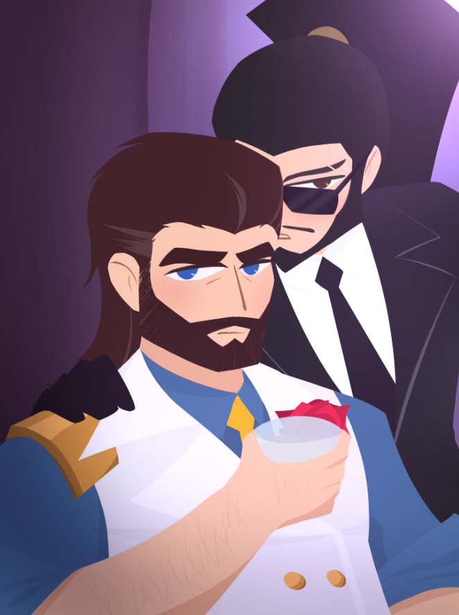Debonair/Secret agent XinJ3 AHAHHHH