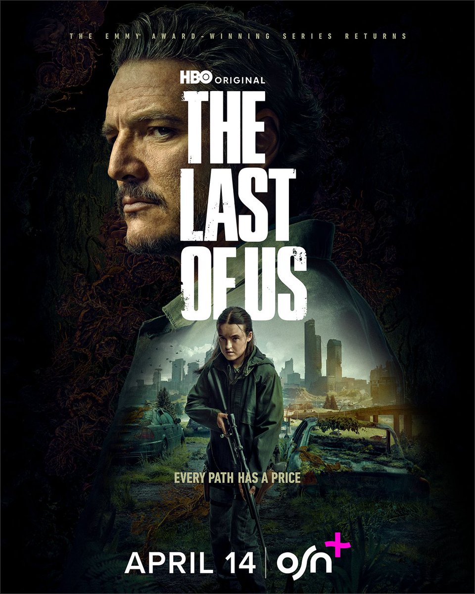 العد العكسي بدأ.
#TheLastOfUs 
راجع لكم بعد شهر على منصتنا

The countdown begins.
#TheLastOfUs returns April 14 only on #OSNplus

ow.ly/O8Ve50VhpvP