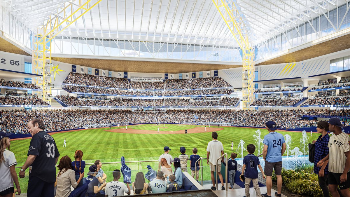 TalkinBaseball_'s tweet image. The Rays announced that they are canceling their plans to build a new ballpark in St. Petersburg