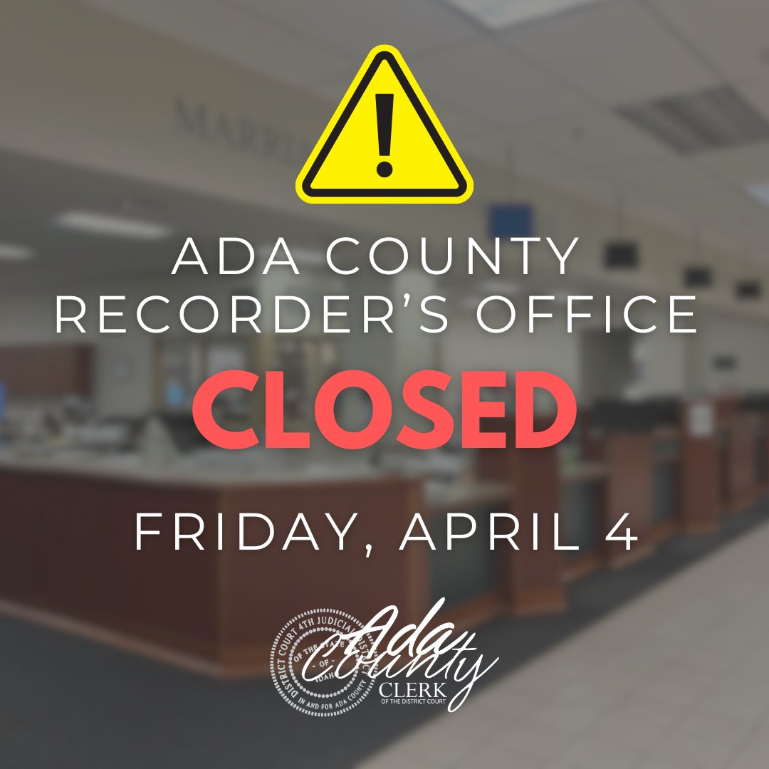 Ada County Clerk's Office tweet media