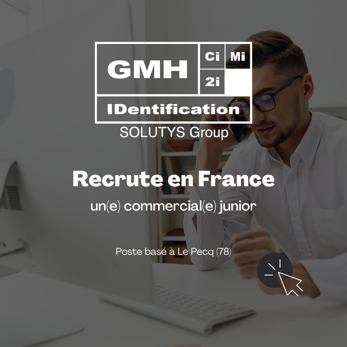 <a href="/GMHID/">Gmh Identification</a> membre de <a href="/Solutys/">SOLUTYS Group</a> recrute un(e) Commercial(e) Junior à Le Pecq (78).
 
 Consultez l'annonce et candidatez ici : bit.ly/3zZlPuw

#offredemploi #job #recrutement #CDI #commercial #junior