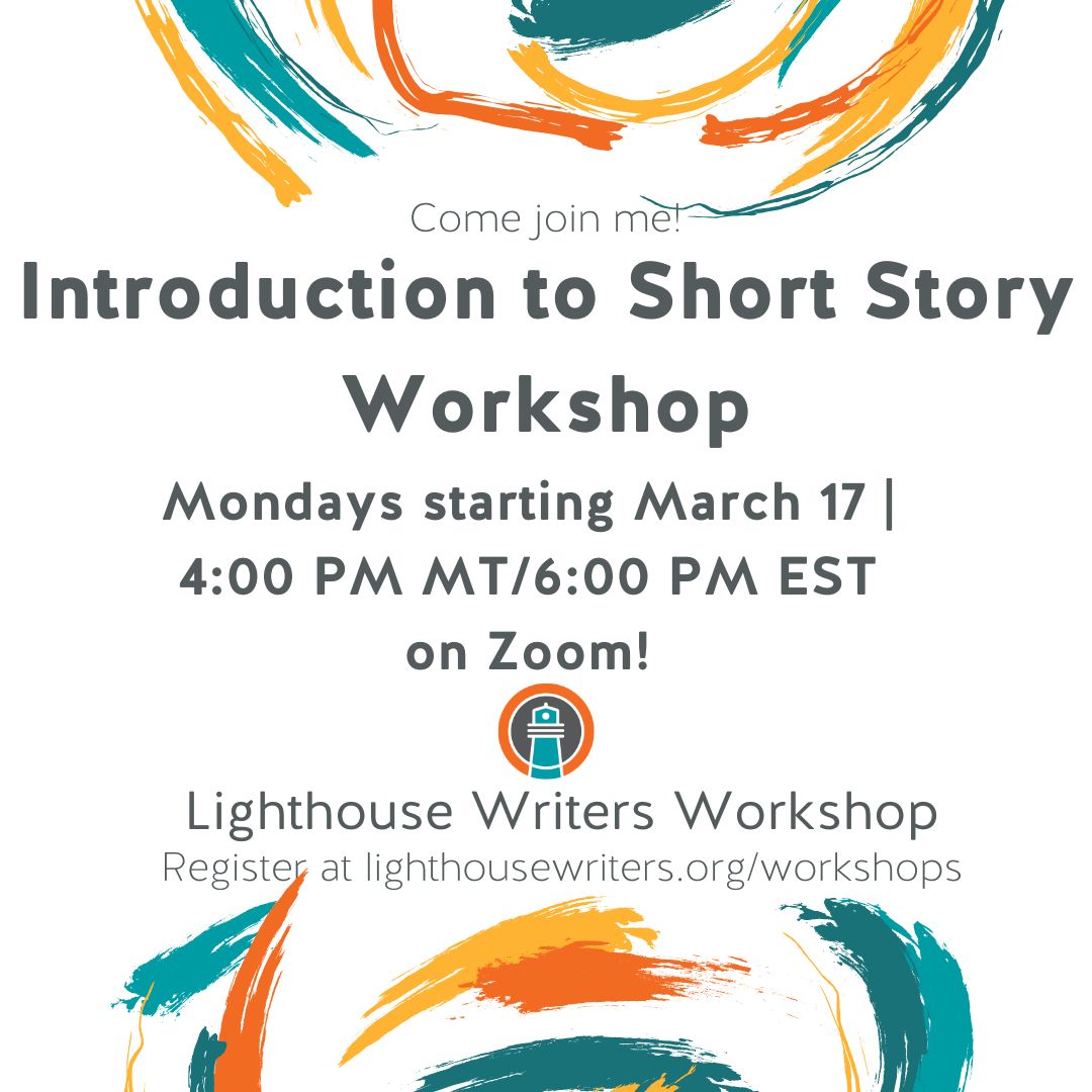 It's always a good time to work on something creative—but it's a particularly good time now. Intro to Short Story with <a href="/lighthousewrite/">Lighthouse Writers Workshop</a>  starts Monday on Zoom! We have a blast in this workshop, which is a combo of craft lessons, generative ex's, and workshopping. DM with any q's.