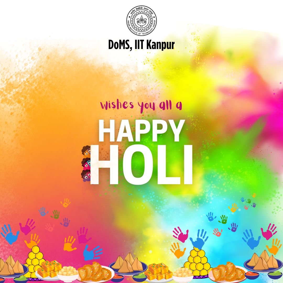 DoMS MBA, IIT Kanpur wishes you a Holi filled with happiness, success, and opportunities as limitless as the sky. 

#FestivalOfColors #IITKanpur #DoMS #MBA #Growth #Inspiration #CelebrateWithPurpose
#mbadomsiitkanpur #holi #holicolor #holi2025 #rangbarse #holihai #rangokatyohar