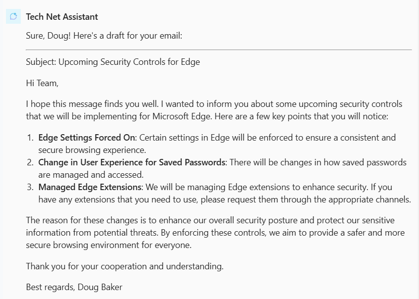 Chat GPT and Copilot responses are so similar now, i am not sure I can tell the difference.