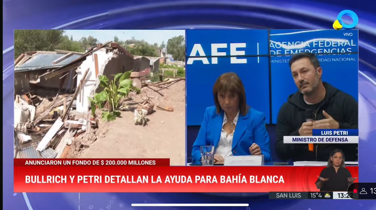 Luis Petri (@luispetri) on Twitter photo #AHORA | Conferencia de prensa junto a <a href="/PatoBullrich/">Patricia Bullrich</a>.
"El esfuerzo que estamos haciendo acompañando a los vecinos lo hicimos desde el primer momento y lo vamos a seguir haciendo". #AHORA | Conferencia de prensa junto a <a href="/PatoBullrich/">Patricia Bullrich</a>.
"El esfuerzo que estamos haciendo acompañando a los vecinos lo hicimos desde el primer momento y lo vamos a seguir haciendo".