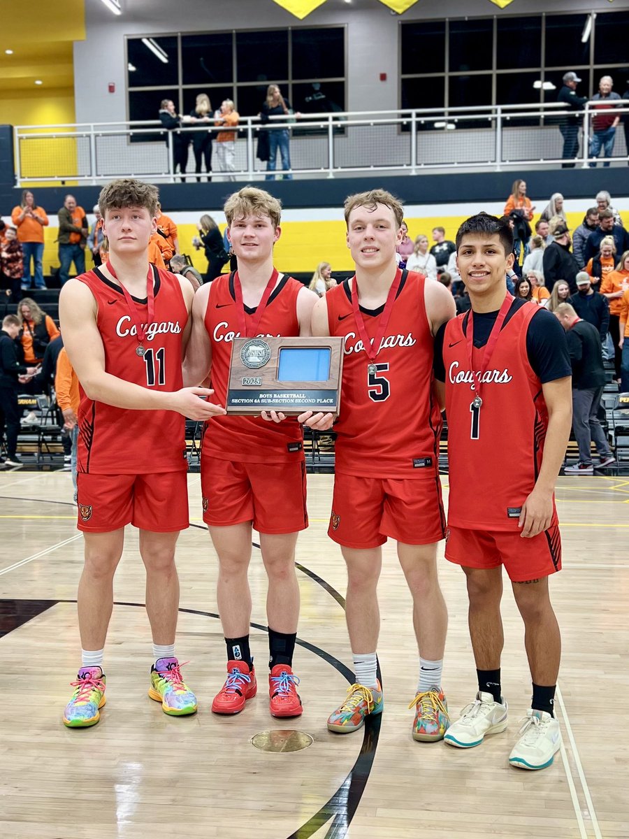 ABW’s season comes to an end Wednesday night with a 69-71 loss to Henning! Extremely proud of what this team accomplished this season!! We graduate 4 seniors who have left their trademark on Cougar basketball and brought much excitement and many memories to our Cougar followers!!