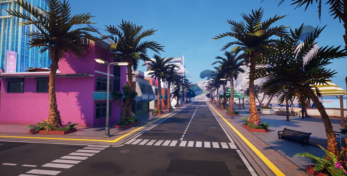 VortexStudioFtn's tweet image. 🌞Sunny vibes and palm trees all the way 🌴☀️ 

#FortniteCreative #UEFN
