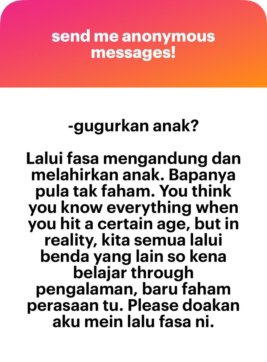 meinmokhtar's tweet image. Islam pun larang main bontot. Tapi kalau ang main bontot kompom tak pregnant. Bab awareness tu hm.
Kahf Eau De Parfum Saffron Oud Duo s.lazada.com.my/s.LshPG s.shopee.com.my/1B8BzOPvYA