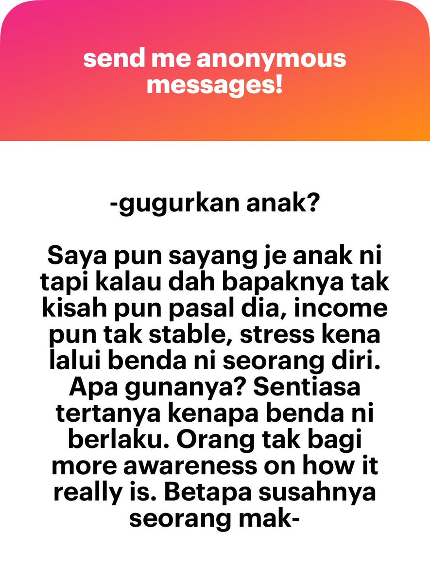 meinmokhtar's tweet image. Islam pun larang main bontot. Tapi kalau ang main bontot kompom tak pregnant. Bab awareness tu hm.
Kahf Eau De Parfum Saffron Oud Duo s.lazada.com.my/s.LshPG s.shopee.com.my/1B8BzOPvYA