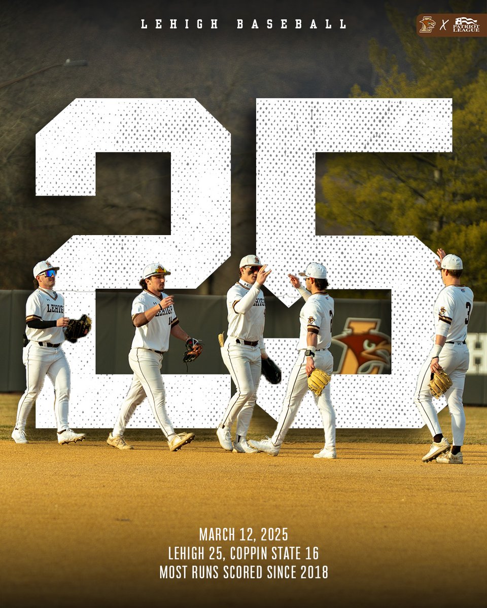 LehighBaseball's tweet image. Took 2️⃣5️⃣ trips around the bases

#GoLehigh #RTTR