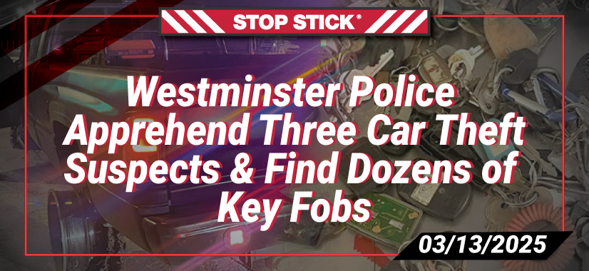 Stop Stick® stops car theft ring in Westminster, CO! 🚨 Police recover stolen vehicle &amp; key fobs. Read the story: stopstick.com/westminster-co…

#StopStick #Police #CarTheft #Colorado