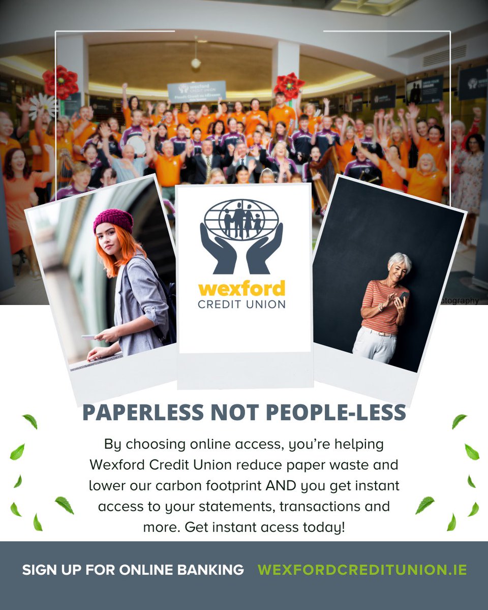 💻 Curious about going paperless with us? Drop by Thursday and Friday next week as we’ll be in the banking hall to guide you through setting up your online account! Come say hi and let’s get you started on your digital journey!💚 #PaperlessNotPeopless #DigitalBanking #HereToHelp