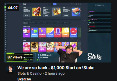 Thank you, guys, for being with me! I was not expecting any activity on our first comeback stream.
Love ❤️

Follow if you still didn't kick.com/sketchy