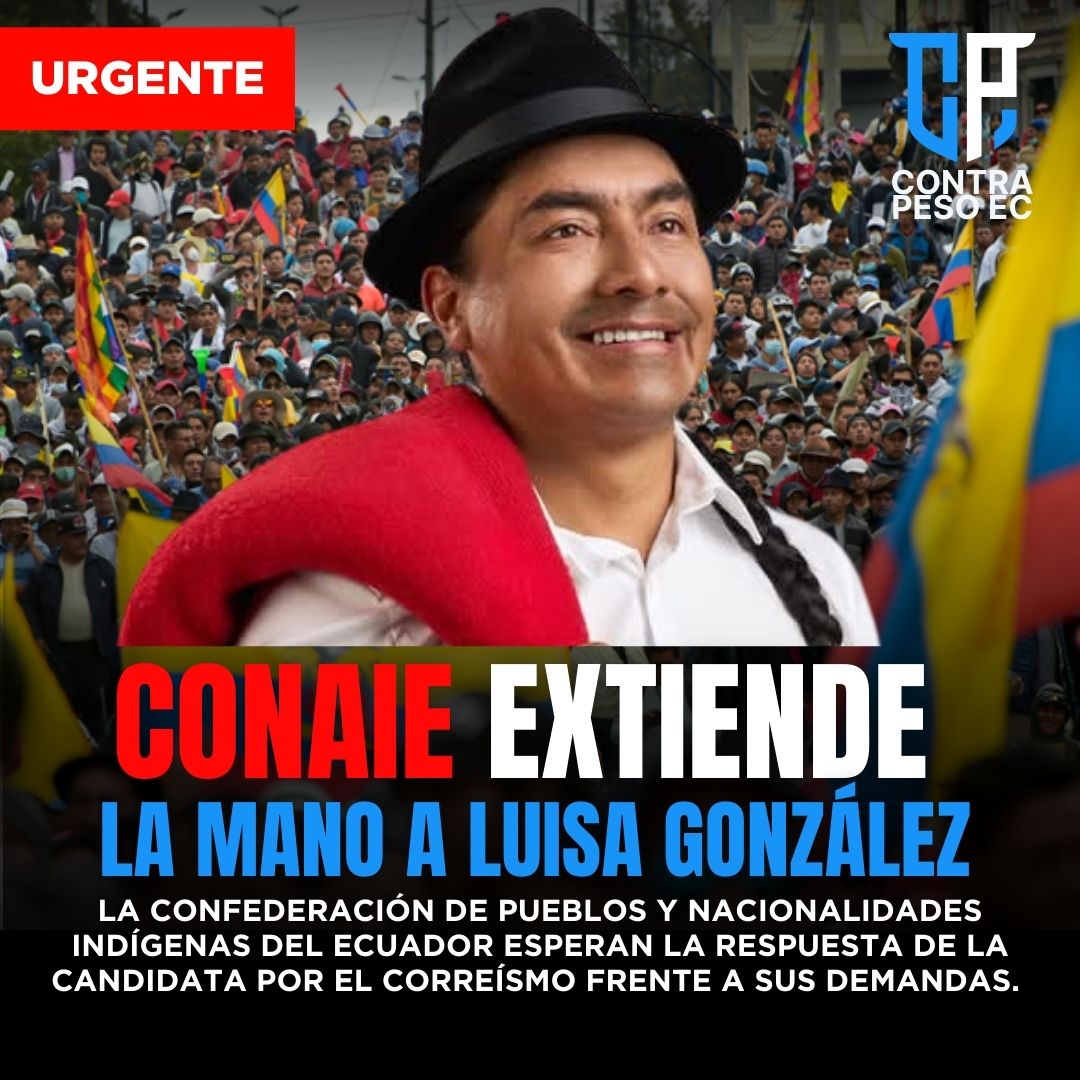 ContraPeso_Ec's tweet image. 🔴𝗦𝗘 𝗩𝗜𝗘𝗡𝗘 𝗘𝗟 𝗧𝗥𝗜𝗨𝗡𝗙𝗢 𝗣𝗢𝗣𝗨𝗟𝗔𝗥 ‼️"Hay que consolidar la gran unidad para enfrentar al proyecto neoliberal fascista de derecha", enfatizó Leonidaz Iza como el presidente de la Conaie Ecuador.
#SomosContraPesoEc 🇪🇨