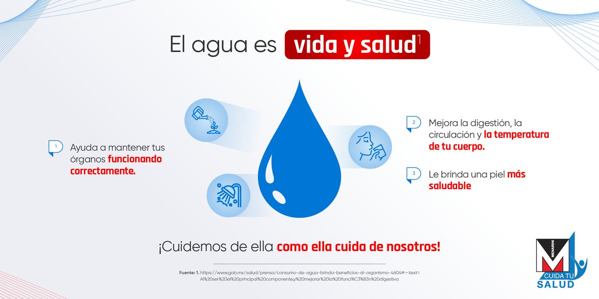 MenariniCA's tweet image. Este Día Mundial del Agua, reflexionemos sobre los beneficios que nos brinda. 💧
🌍 Cuidar el agua es cuidar nuestra salud y la de las futuras generaciones. ¡Sea parte del cambio!
#DíaMundialDelAgua #HidrataciónSaludable #CuidemosElPlaneta