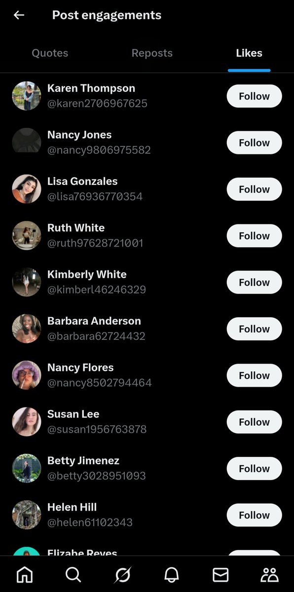 midlou15's tweet image. I really like how all the engagement I get on X/Twitter is from my three friends and an army of N bots spamming everything