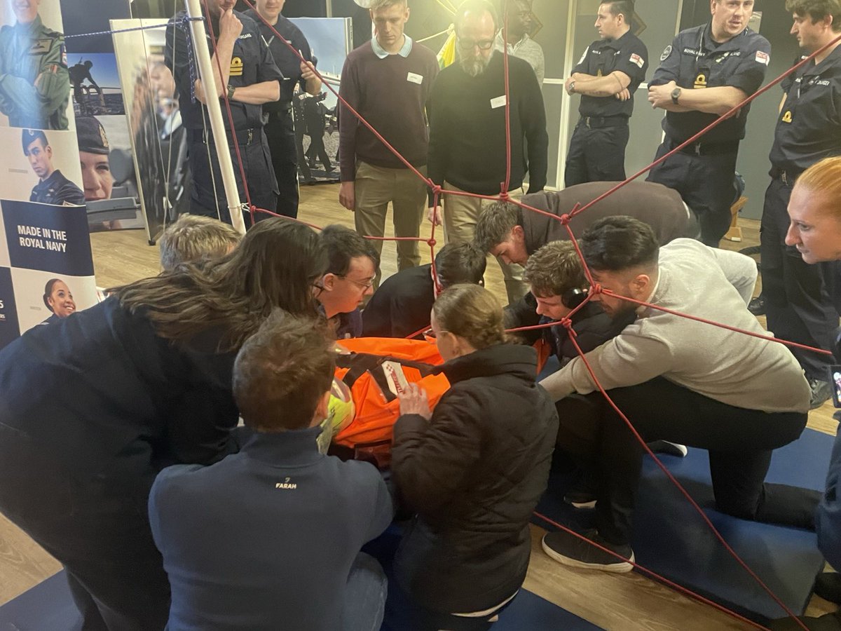 HMS President (@hmspresidentrnr) on Twitter photo At our recruitment evening, Nathan, a potential recruit, had one mission 🕵️
✅ Secure a casualty
✅ Navigate obstacles with a new team
✅ Lead, communicate & think on his feet
💡Real world skills used by <a href="/RNReserve/">Royal Naval Reserve</a> daily.
Could you lead under pressure? 🫡
#ChallengeAccepted At our recruitment evening, Nathan, a potential recruit, had one mission 🕵️
✅ Secure a casualty
✅ Navigate obstacles with a new team
✅ Lead, communicate & think on his feet
💡Real world skills used by <a href="/RNReserve/">Royal Naval Reserve</a> daily.
Could you lead under pressure? 🫡
#ChallengeAccepted