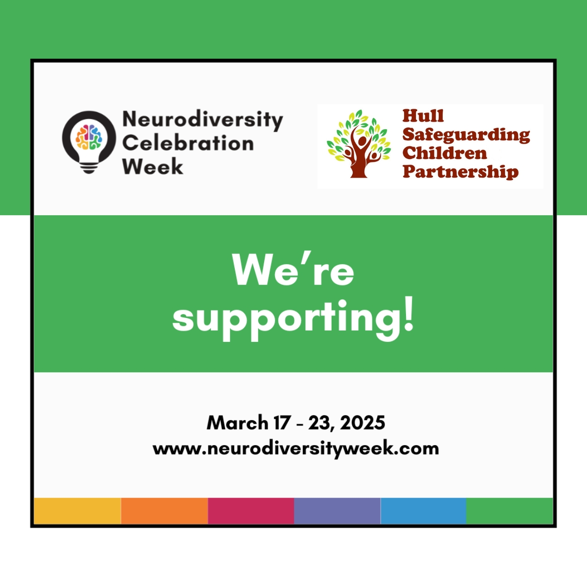 Hull Safeguarding Children Partnership (@lscphull) on Twitter photo We’re proud to be supporting Neurodiversity Celebration Week 2025🌟
<a href="/NCWeek/">Neurodiversity Celebration Week</a> <a href="/Hullccnews/">Hull City Council</a> <a href="/HumbersidePCC/">Humberside PCC</a> <a href="/HullHospitals/">Hull University Teaching Hospitals NHS Trust</a> <a href="/HumberNHSFT/">Humber Teaching NHS Foundation Trust</a> <a href="/thrivetrust_UK/">thrivetrust_UK</a> <a href="/northbankforum/">Forum CIO</a> <a href="/ClaireRhullcc/">Claire Rutherford</a> <a href="/LocalOfferHull/">The Hull SEND Local Offer</a> We’re proud to be supporting Neurodiversity Celebration Week 2025🌟
<a href="/NCWeek/">Neurodiversity Celebration Week</a> <a href="/Hullccnews/">Hull City Council</a> <a href="/HumbersidePCC/">Humberside PCC</a> <a href="/HullHospitals/">Hull University Teaching Hospitals NHS Trust</a> <a href="/HumberNHSFT/">Humber Teaching NHS Foundation Trust</a> <a href="/thrivetrust_UK/">thrivetrust_UK</a> <a href="/northbankforum/">Forum CIO</a> <a href="/ClaireRhullcc/">Claire Rutherford</a> <a href="/LocalOfferHull/">The Hull SEND Local Offer</a>