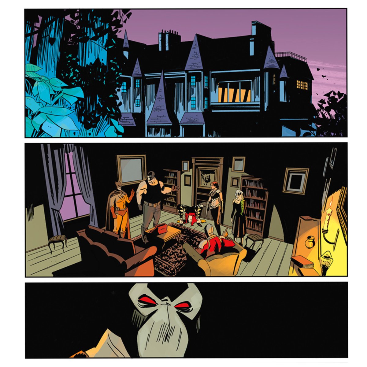 “DC’s Batman smells, Robin laid an egg” 
Story by Drew Maxey
Art by me
Colors by Giovanna Niro