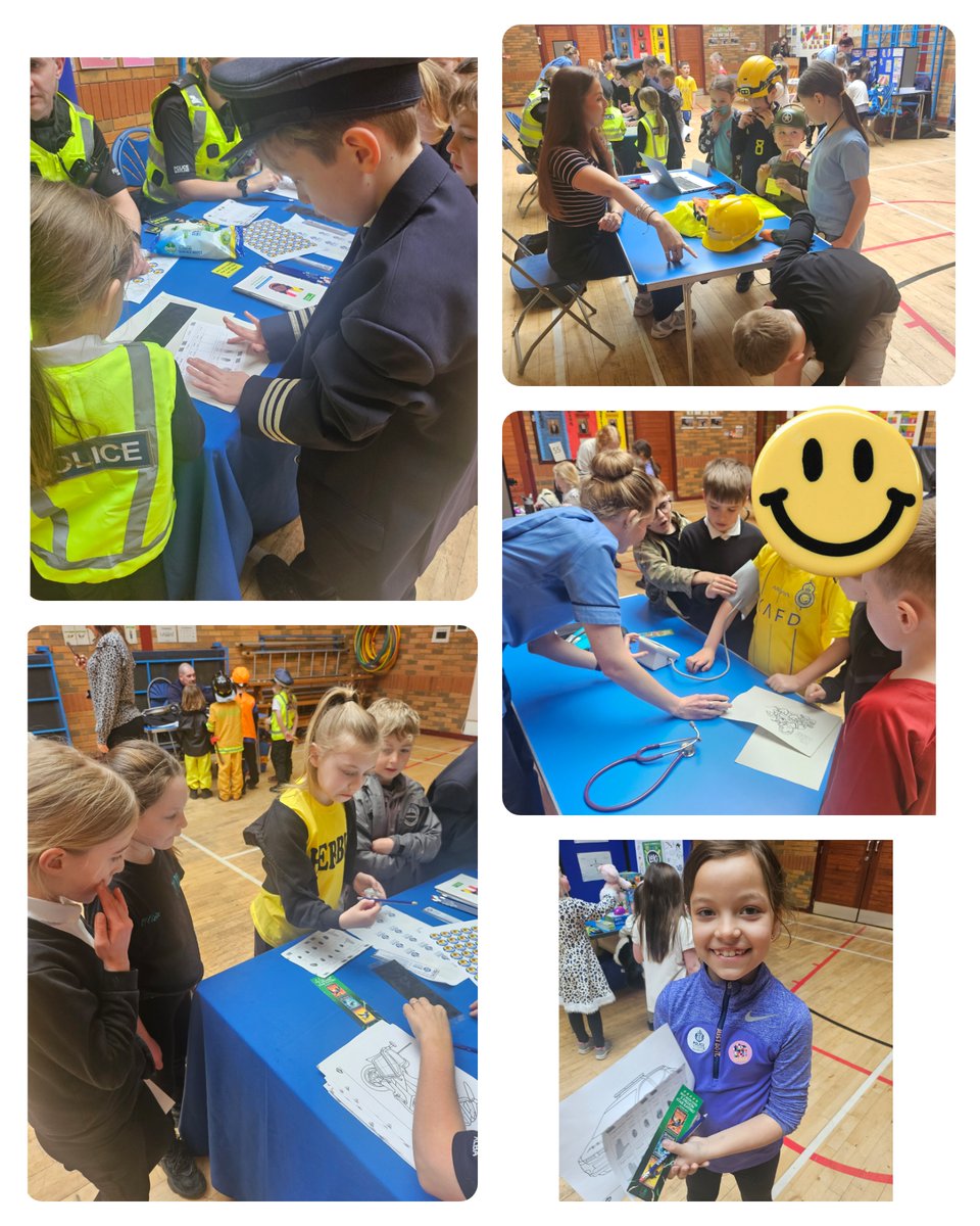P4 had a great day dressing up as “Big Me” then visiting the Career’s Fair and finding out all about the skills needed for each job. #DunipaceWOW <a href="/KBarr_16/">Mrs Barr</a>