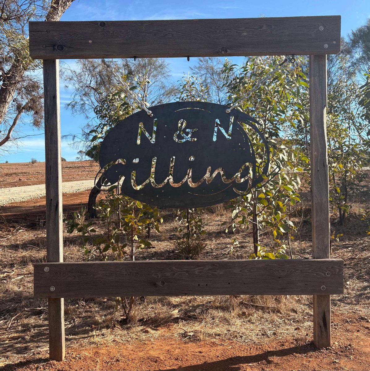We love hearing from our happy customers! 🎉  

Check out this sign that Jezz created as a Christmas gift, now proudly installed. 

Big thanks for sharing this with us! If you have an installed sign we've made, drop a comment below!