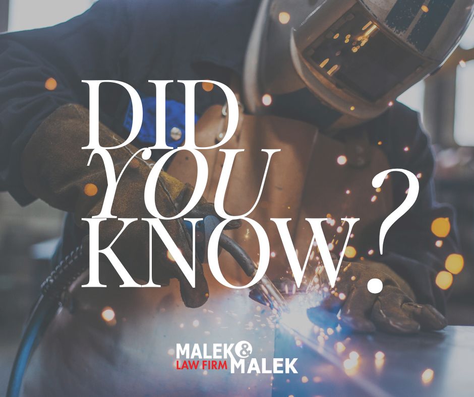 MalekLaw's tweet image. Work hard, stay safe! ⚠️ Some jobs come with extra hazards.

Ohio’s BWC crunches the numbers to reveal which fields carry the highest risk—do you work in one of them?

Find out if your job makes the list &amp;amp; learn how to protect your rights👉 bit.ly/3DIGftN #workmanscomp