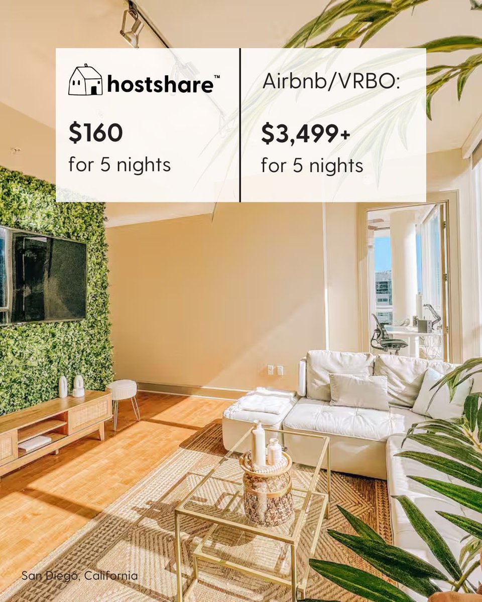 You can’t find deals like this anywhere but <a href="/hostshare_/">hostshare</a> 🤩

#homesharing #homeswapping