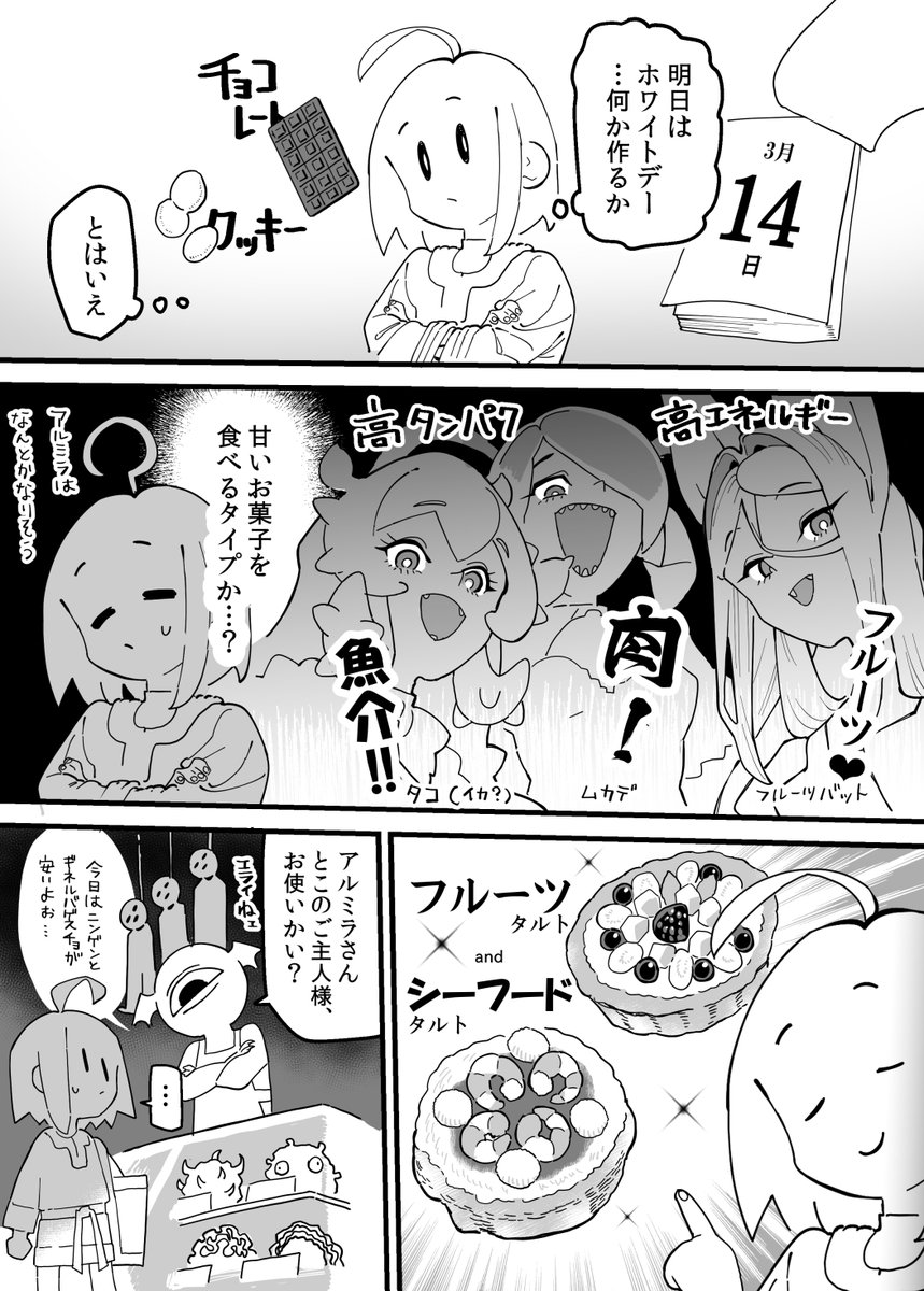 主に従してないメイドモンスターのホワイトデー 