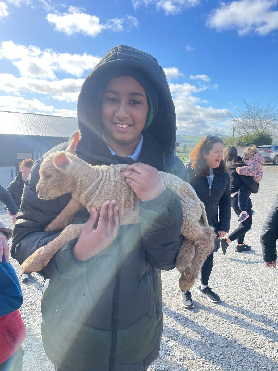 A group of pupils had a fabulous Spring visit to a farm today. Such happy faces! Can we all go next time?!
