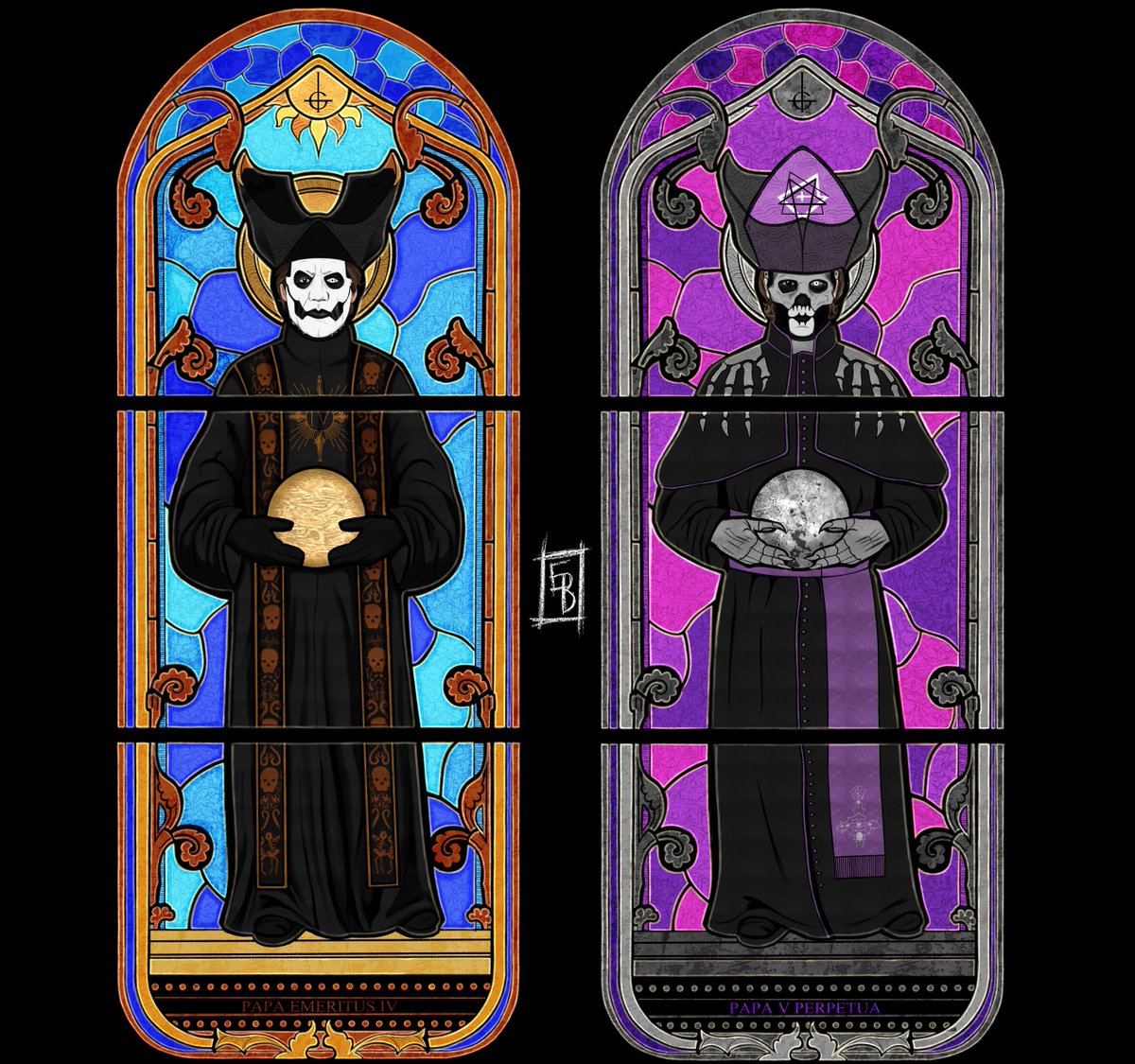 The sun and moon brothers ☀️🌑

#thebandghost