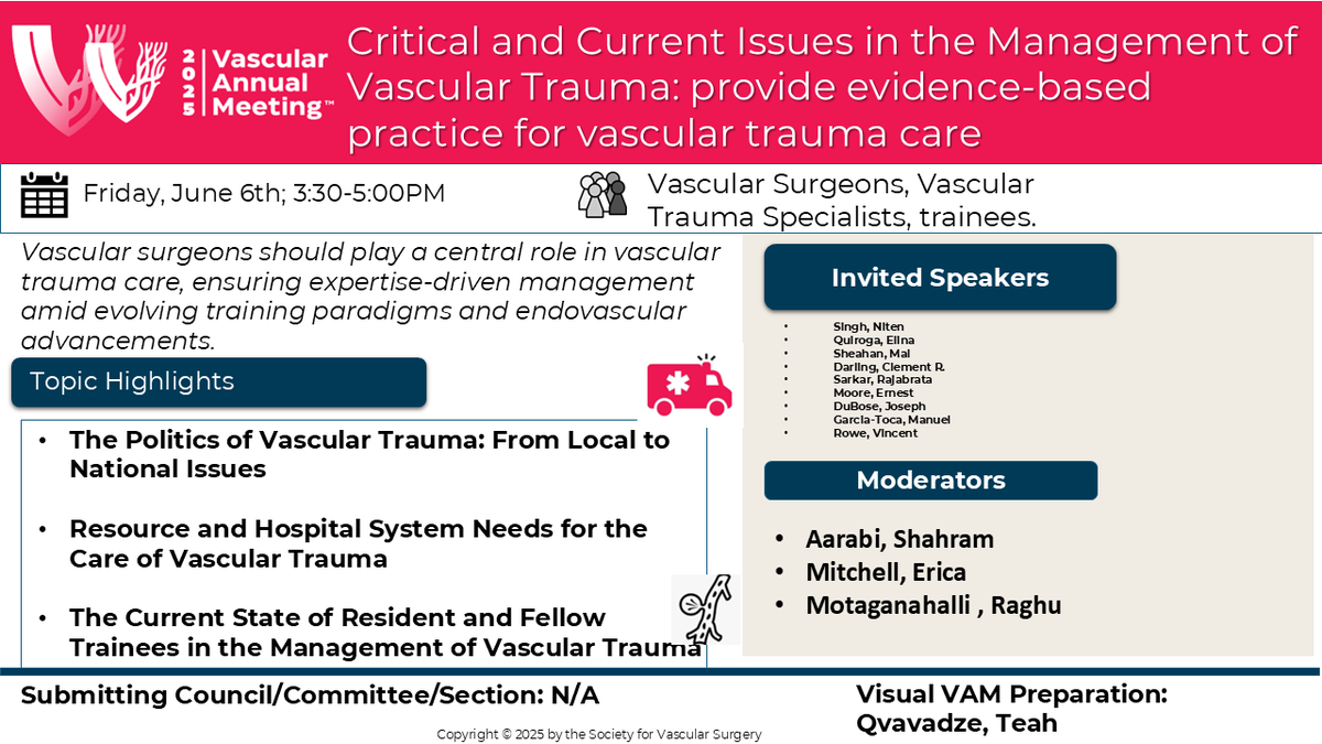 Welcome to #VAM25 Visual VAM! We're kicking off the first week with a visual abstract created by Dr. Teah Qvavadze. Check out visual VAM on Thursdays here: vascular.org/vam-2025/progr…