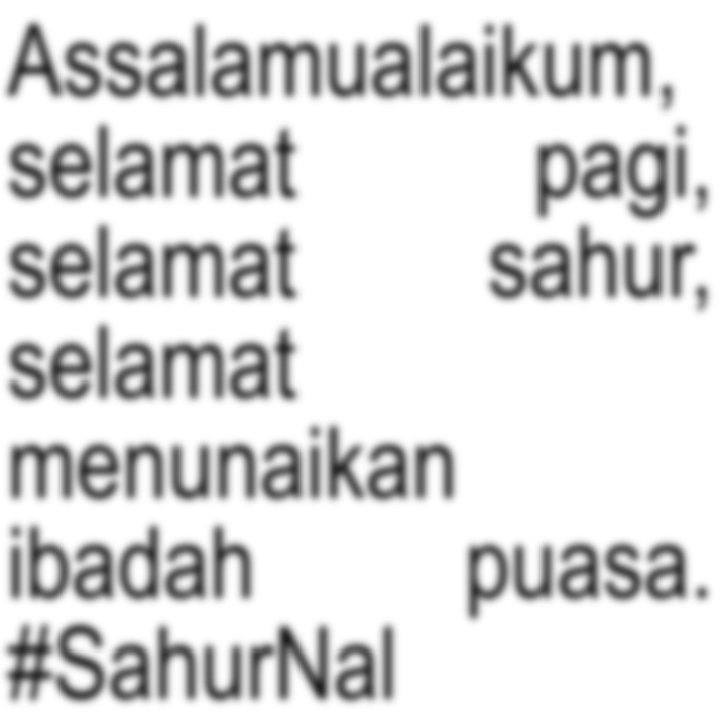 HiNovx's tweet image. #SahurNal #ChiaHur Day14.