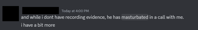 VixyBurner's tweet photo. hello! the victim themselves came forward to me, and told me a lot more, and in my opinion? the "we were just joking!" excuse does not fly here https://t.co/M7kqVKhKF2