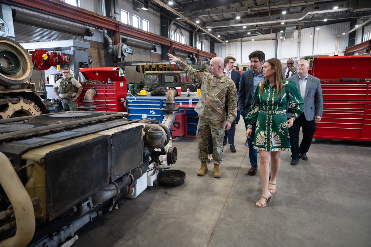 Sarah Huckabee Sanders (@sarahhuckabee) on Twitter photo We just broke ground on the <a href="/arkansasguard/">Ark National Guard</a>ās newest readiness center at Fort Chaffee.
This isnāt just great for training - it helps secure Fort Smithās place defending America.
Thank you to our congressional delegation for helping get it done! We just broke ground on the <a href="/arkansasguard/">Ark National Guard</a>ās newest readiness center at Fort Chaffee.
This isnāt just great for training - it helps secure Fort Smithās place defending America.
Thank you to our congressional delegation for helping get it done!