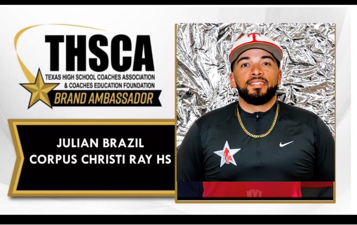 CoachJBrazil's tweet image. Proud to announce that I have been named a @THSCAcoaches THSCA Brand Ambassador again! So extremely proud to represent this association, and gaining new partnerships daily with some of the best and brightest in the game. Looking forward to another successful year in the best…