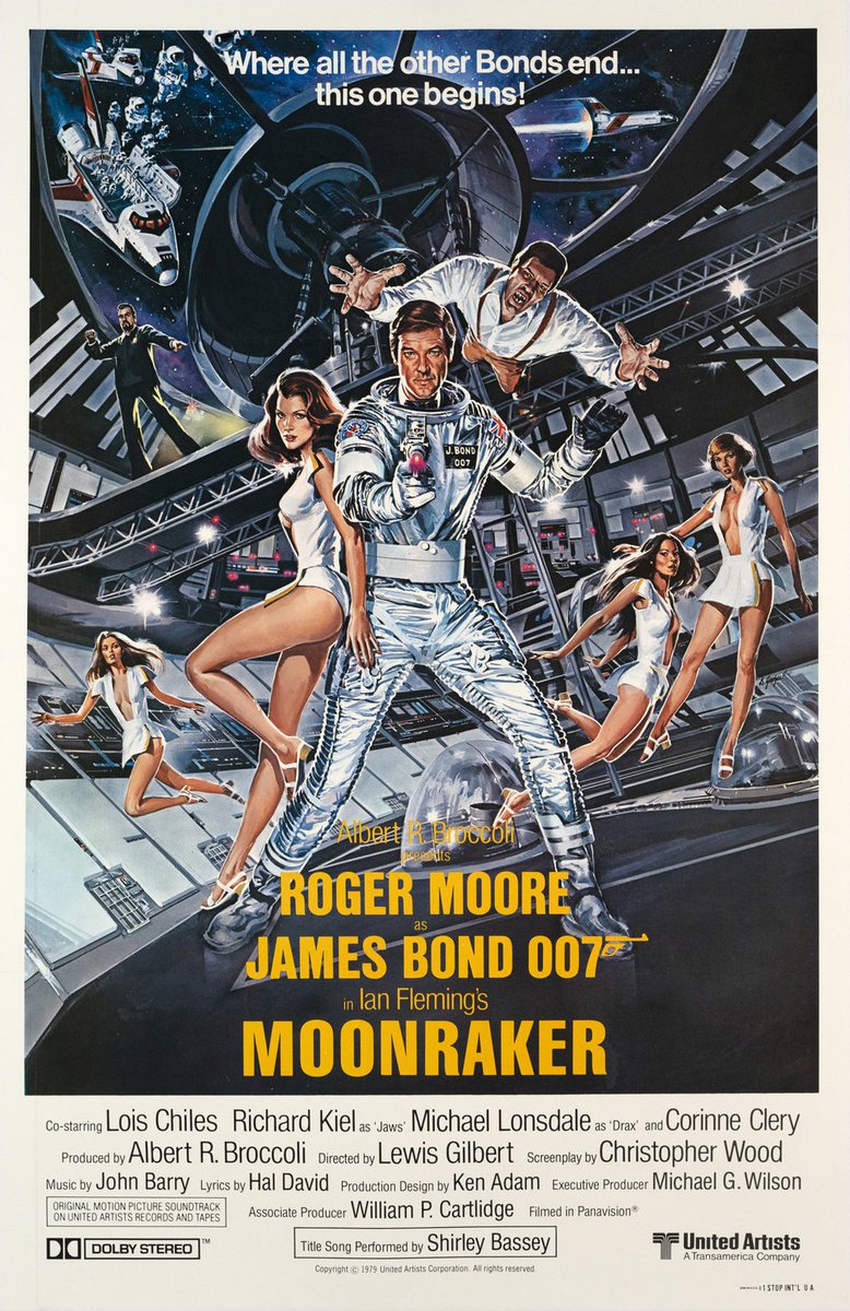 En 1979 #Moonraker met en scène un grand méchant qui est à la fois un industriel ultra-riche et un constructeur de fusées cherchant à semer le chaos parce qu'il est en réalité un nazi. Quelle idée
absurde 🤣
#ElonMusk #SpaceX