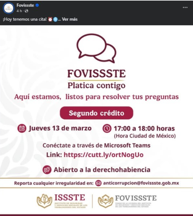 Si tienes dudas respecto a conseguir un 2o crédito FOVISSSTE, esta es tu oportunidad de conocer todo
cutt.ly/ortNogUo