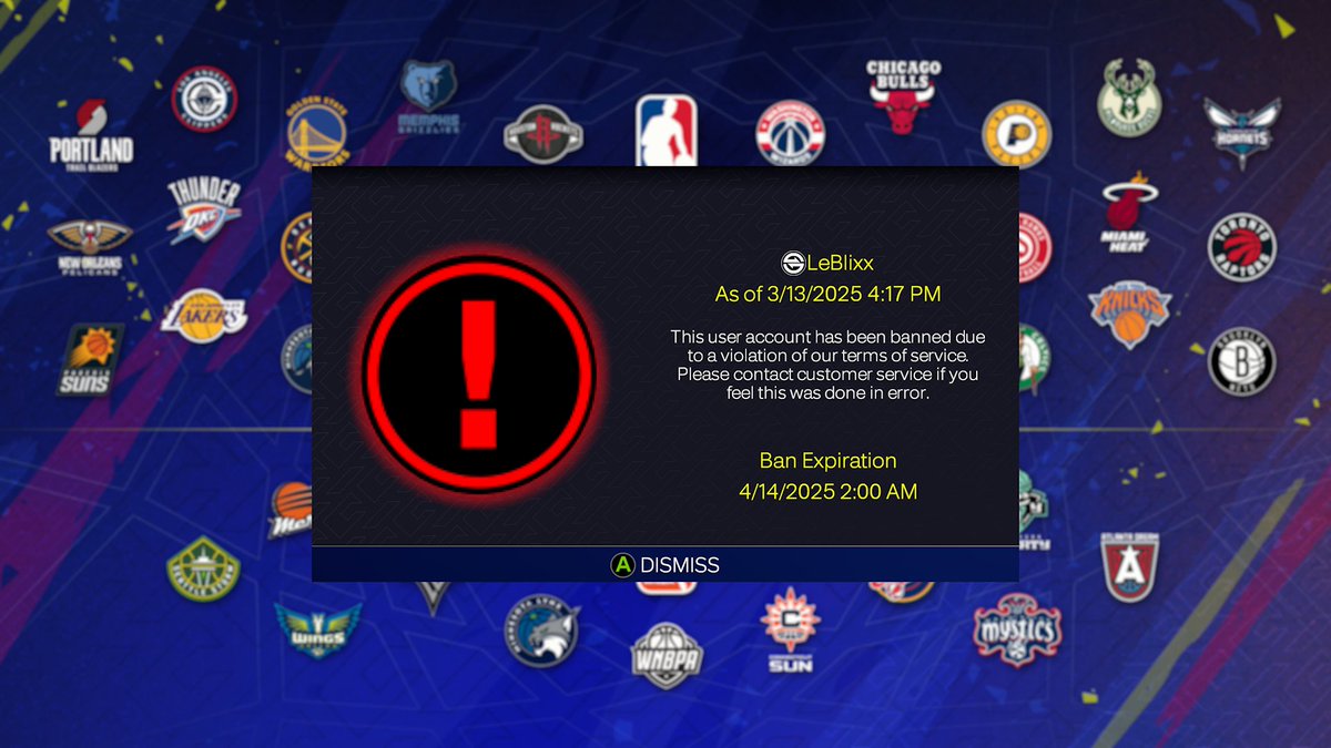 _Blixx's tweet image. Just Got Banned In @NBA2K For 0 Reasoning, I Have Been Legend 1 For 2 Months And Only Am 33% To Legend 2. @itsEvanCC @Ronnie2K @Beluba