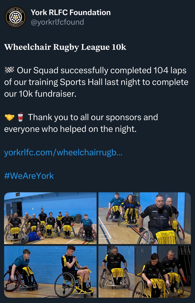 This is just a snapshot of some of the outstanding work <a href="/yorkrlfcfound/">York RLFC Foundation</a> continues to deliver in our communities. Huge 👏👏 &amp;🙏🙏 to all those involved!! ⚔️🏉⚔️