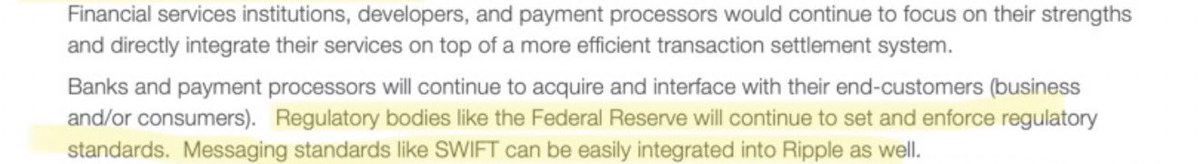 Yes, messaging standards like SWIFT can be EASILY integrated into Ripple as well.✅

Documented.📝💨