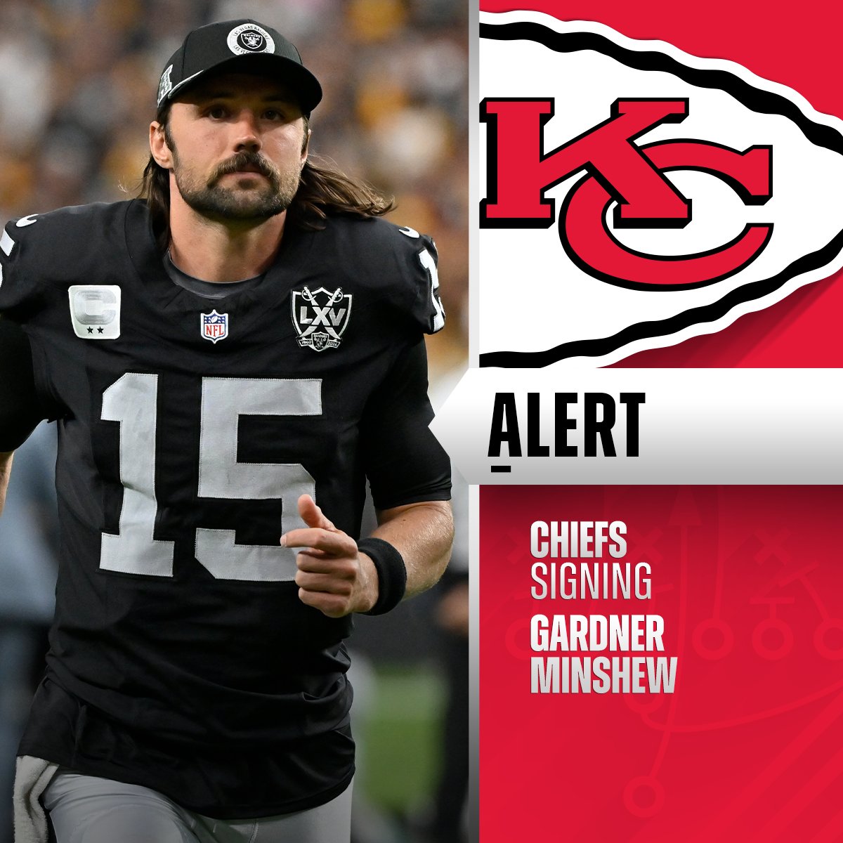 NFL (@nfl) on Twitter photo Chiefs signing QB Gardner Minshew to one-year deal. (via <a href="/RapSheet/">Ian Rapoport</a>, <a href="/TomPelissero/">Tom Pelissero</a>) Chiefs signing QB Gardner Minshew to one-year deal. (via <a href="/RapSheet/">Ian Rapoport</a>, <a href="/TomPelissero/">Tom Pelissero</a>)
