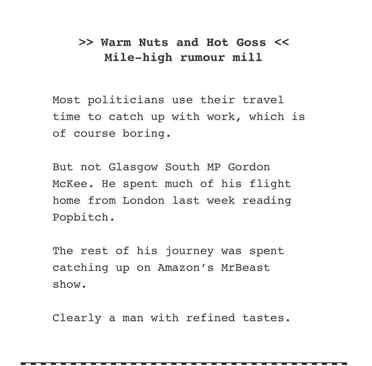 Gordon McKee MP tweet media
